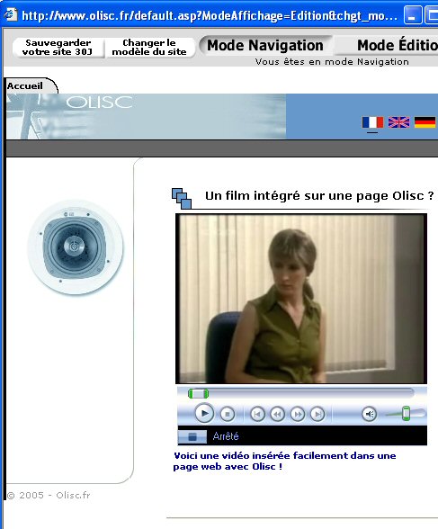 La vidéo est insérée dans la pages web en 3 étapes.